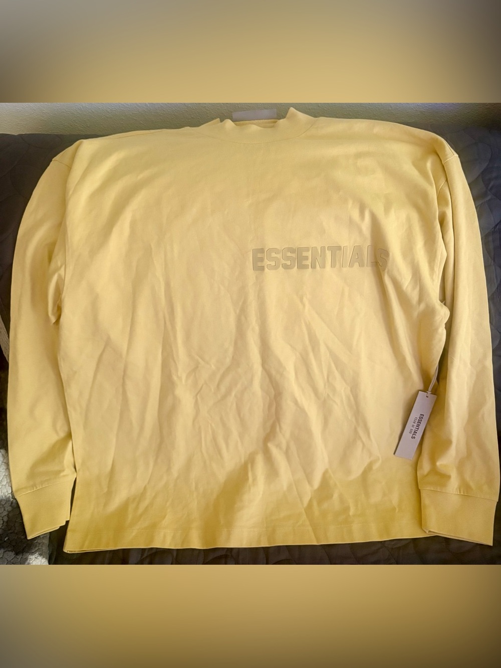 Essentials FOG Light Tuscan Long Sleeve Tshirt Size M NWT Authentic MSRP $120